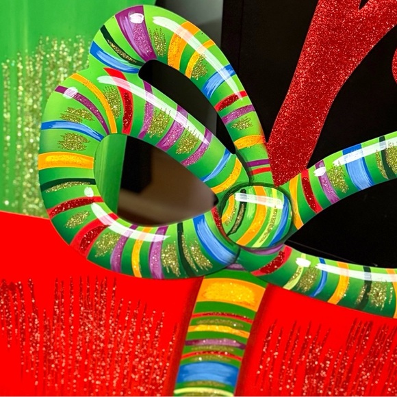 Whimsical Glitter Gift Boxes Christmas Décor • New • By AJ SouthernCharm - Picture 4 of 6